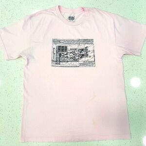 G59 Records Graphic T-Shirt Mens Large Pink Good Rare Streetwear